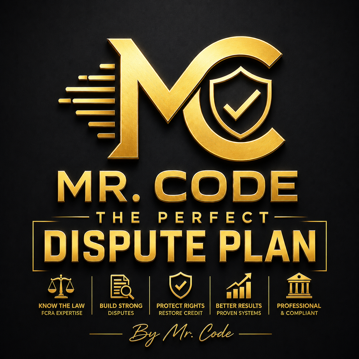Mr. Code — Instructor, The Perfect Dispute Plan